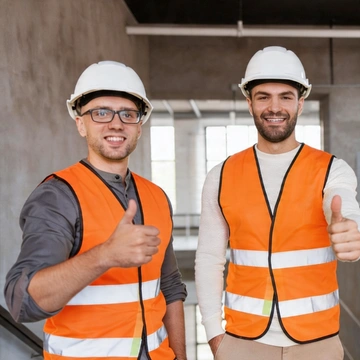 Los Angeles residential and commercial construction contractors discussing project plans